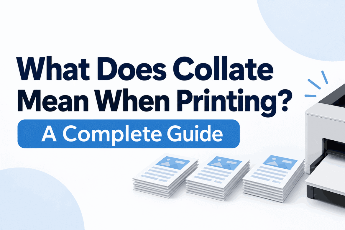 What Does Collate Mean When Printing? A Complete Guide